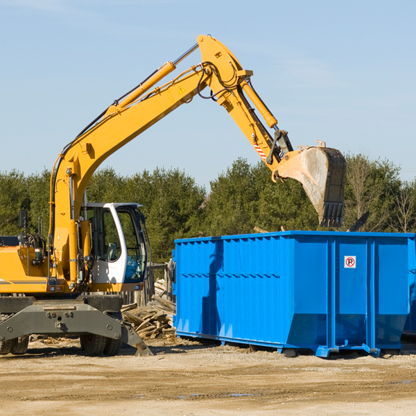 what size residential dumpster rentals are available in Elk New Jersey